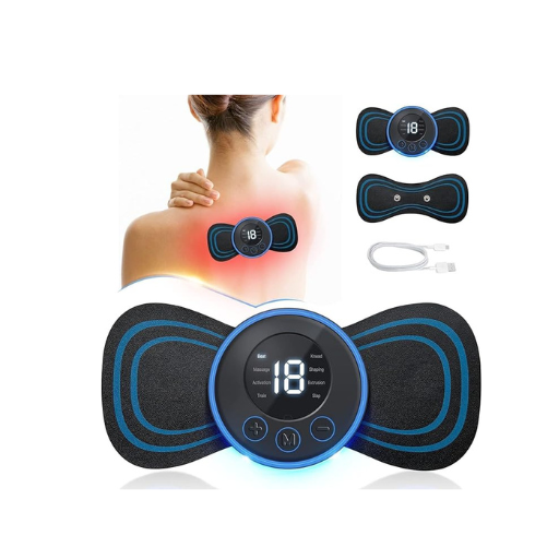 Full Body Mini Massager Machine for Pain Relief Butterfly Shape for Body Pain
