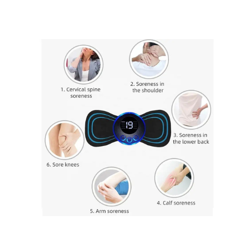 Full Body Mini Massager Machine for Pain Relief Butterfly Shape for Body Pain